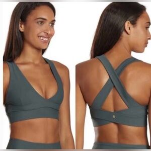SPIRITUAL GANGSTER Good Vibes Plunge Sports Bra